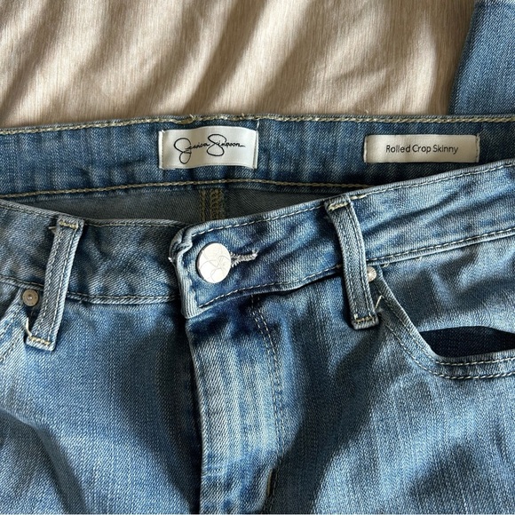 Jessica Simpson Light Blue Straight Leg Denim Jeans - Picture 2 of 7